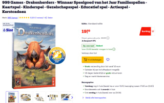 999 Games - Drakenherders voor €19,99 bij Bol.