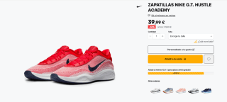 Zapatillas Nike G.T. Hustle Academy por 39,99€