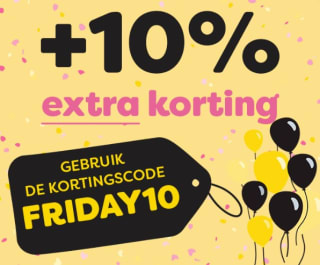 10% extra korting op alles bij Hobbii
