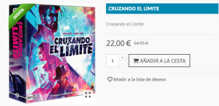 Juego de Mesa Cruzando el Límite por 22€