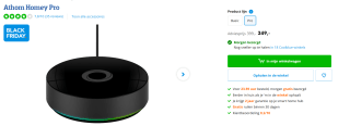 Homey Pro (Early 2023) - Smart Home Hub voor €349 bij Coolblue