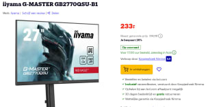 Iiyama G-Master GB2770QSU-B5 165HZ voor €233 bij Bol.com