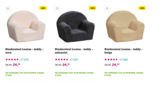 Teddy Kinderstoel Louise voor €24,99 bij Leenbakker