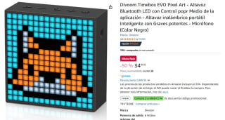 Divoom Timebox EVO Pixel Art Altavoz Bluetooth LED por 34,99€
