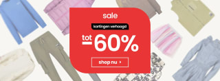 10% extra korting op de sale tot en met 60%