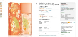 Elizabeth Arden Green Tea Nectarine Blossom Edt Vapo 100 Ml por 8,60€