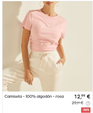 GUESS - Camisetas mujer por 12,99€