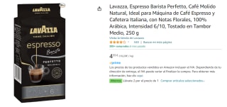2 Paquetes de LAVAZZA Café molido espresso italiano 100% arábica intensidad 5/10 paquete 250 g por 4.55€