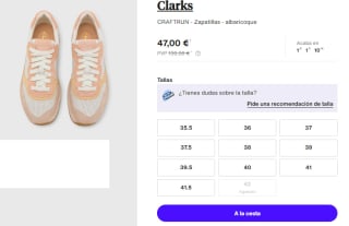 Zapatillas de Mujer Clarks CRAFTRUN por 47€