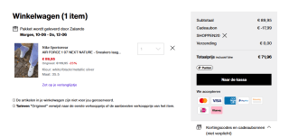 Nike Air Force 1 07 Next Nature voor €71,96 dmv code bij Zalando