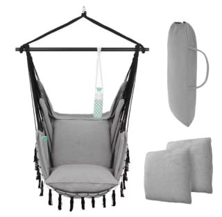 Vita5 XXL Hangstoel met 2 Kussens voor €29,95 bij iBood