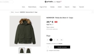 Parka NAPAPIJRI Ara Short 3 por solo 39,99€