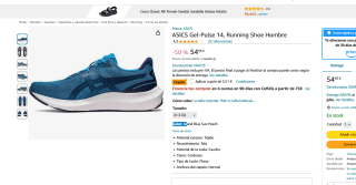 Zapatillas ASICS Gel-Pulse 14 por solo 49,44€