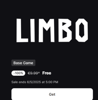 Limbo gratis via Epic Games