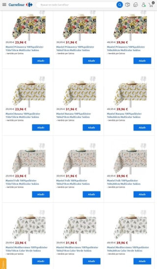 -20% de Descuento en Manteles Jardín