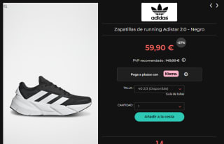 Adidas hasta 75% + 10€ EXTRA en tus compras ofertazas locas