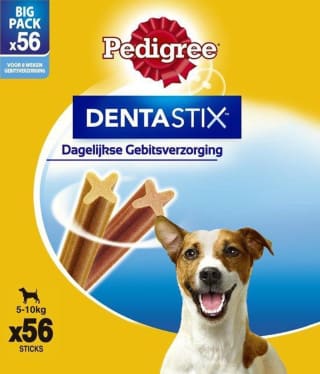 Pedigree Dentastix Kauwstaven - Gebitsverzorgende Hondensnacks - Mini - 56 stuks voor €11,99 bij Kruidvat