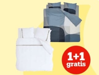 2 halen = 1 betalen op dekbedovertrekken bij Bol.