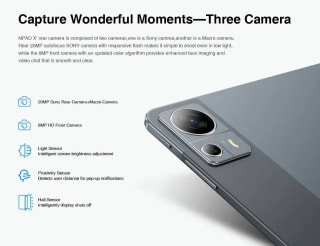 Tablet 11", 2000 x 1200 FHD, G99 MTK, android 13, 8 GB RAM, 128 ROM, 20 MP, carga rápida por 154,89€