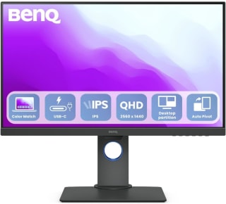Monitor diseño BenQ PD2705Q 27 pulgadas, QHD, IPS, carga USB-C, DP / HDMI, KVM por 284,99€