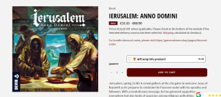 Ierusalem - Bordspel (ENG) voor €30