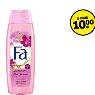 Fa Magic Oil Pink Jasmine Douchegel 750ml 5 stuks voor €10 bij Kruidvat