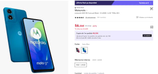 Motorola Moto G04 de 4GB/64GB por 56,35€ (cuenta nueva por 44,35€)