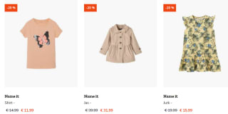 Alles van Jack & Jones en Name It met 20% korting bij Happybee