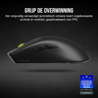 Corsair M75 AIR - Ultralichte Draadloze Gamingmuis - 26.000 DPI voor €69,99 bij Amazon