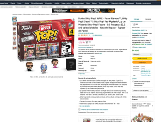 Funko Bitty Pop! WWE Razor Ramon Bitty Pop! Diesel por solo 11,99€
