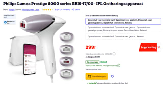 Philips Lumea Prestige 8000 series IPL-ontharingsapparaat BRI947/00 voor €299 bij Bol