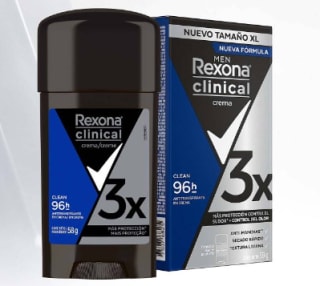 Antitranspirante en Crema Rexona Clinical Classic x 3 de 58g por $189.26 en Sam's Club