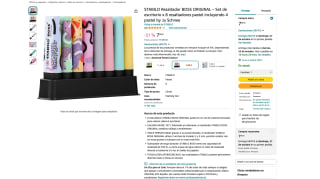 8 Marcadores STABILO BOSS ORIGINAL pastel en un set de material reciclado, para colocar sobre el escritorio por 7,95€