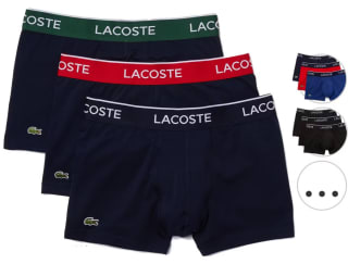Lacoste boxershorts 3-pack voor €23,95 bij iBOOD