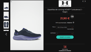 Rebajas hasta 80% Under Armour calzado y ropa precios de locura