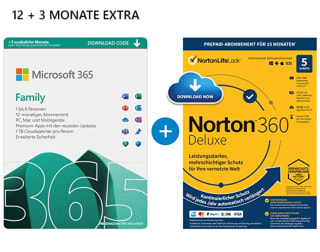 Microsoft 365 Family 12+3 maanden voor €54,99 bij Amazon.de