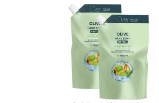 Recambio de jabón de manos de oliva, o miel y leche 2 x 1000 ml por 2,20€