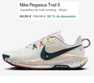 Zapatillas de trail running para Mujer Nike Pegasus Trail 5 por 69.99€