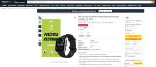 Película para Amazfit Gts 2 Mini da Kingshield - R$ 29,59