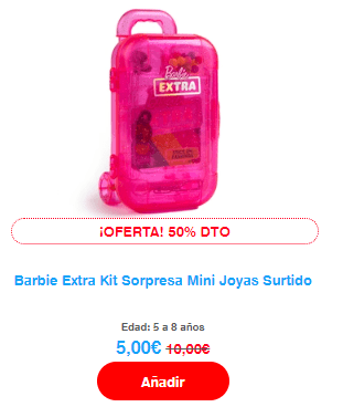 Hasta 75% dto en Barbie, Star Wars y Patrulla Canina