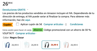 Kternay Ventilador de cuello Portátil USB 6000mah Bladeless por solo 8,49€