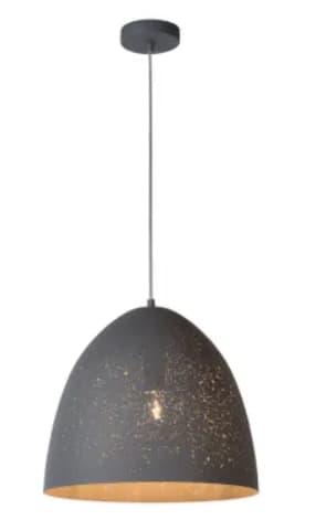 Lucide hanglamp Eternal grijs ⌀40cm E27 voor €31,99 bij FonQ