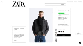 Zara Bufanda de punto con por 3,99€