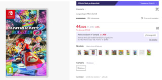 Videojuego Mario Kart 8 Deluxe Nintendo por 30,82€