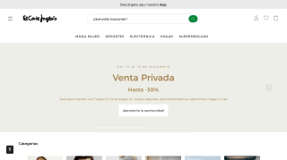 Venta privada El Corte Inglés descuentos hasta 30%