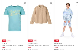 Tot 75% korting bij kleertjes.com tijdens de summer sale