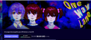 Juego One Way Lane gratis desde Itch