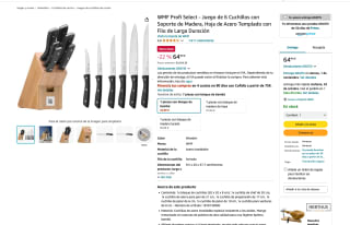 Set de cuchillos WMF profi select por solo 64,99€