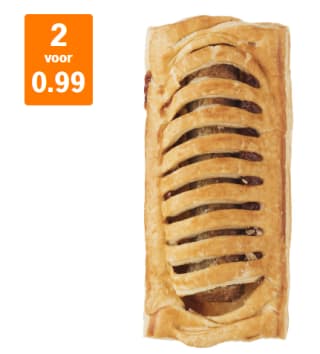 Frikandel broodjes 2 voor €1 bij AH
