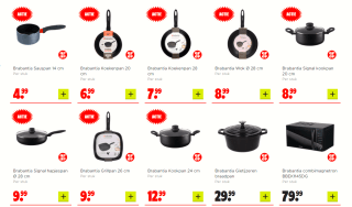 Diverse Brabantia pannen vanaf €4,99 bij Dirk